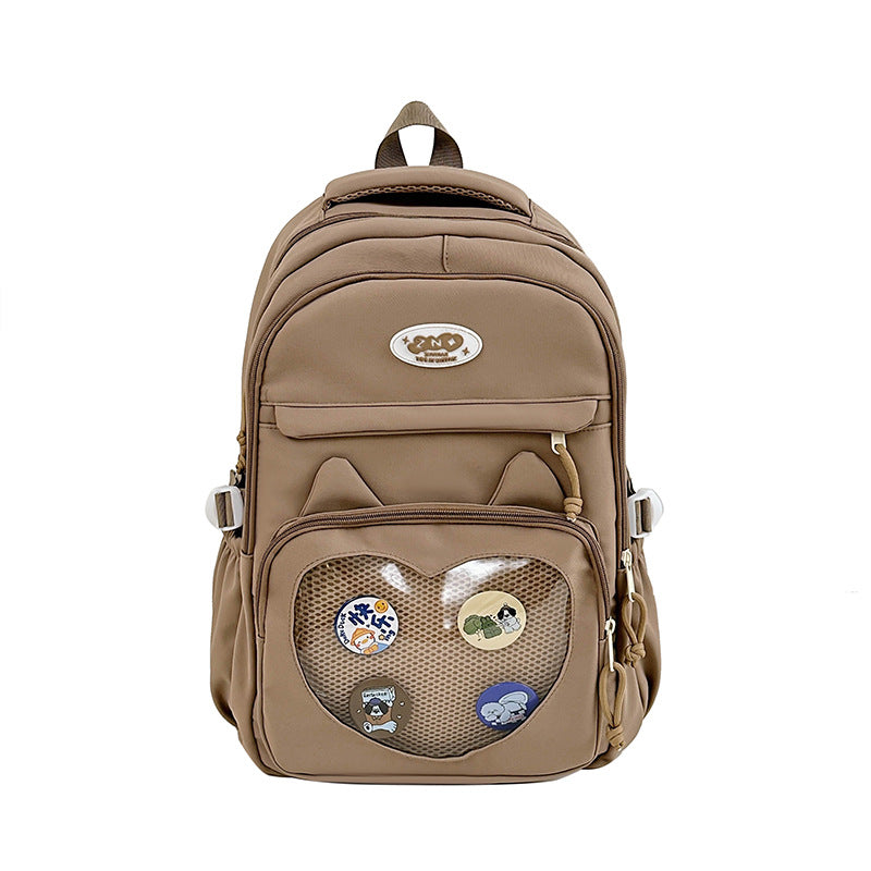 College Male High Junior Love Kitten Backpacks