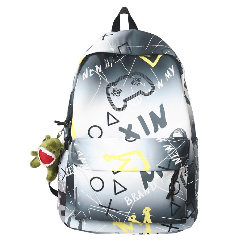Men's Nylon Style High Trendy Cool Backpacks