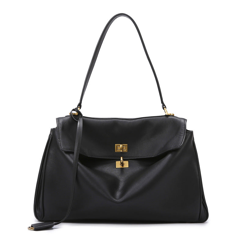 Women's Popular Large Capacity Commuter Textured Handbags