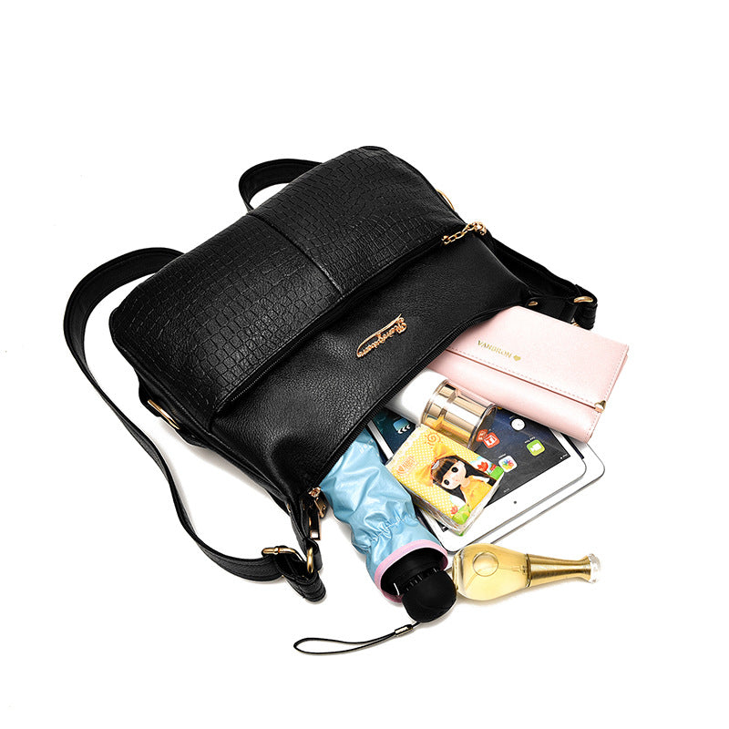 For Mom Large Capacity Soft Leather Bags