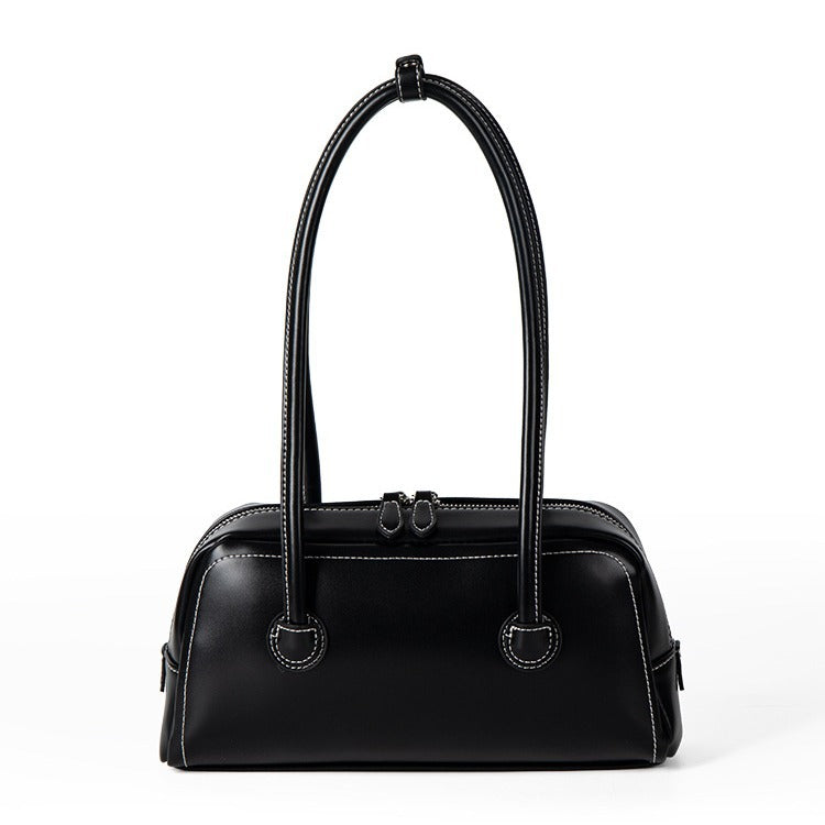 Niche Design Retro Advanced Texture One Female Shoulder Bags