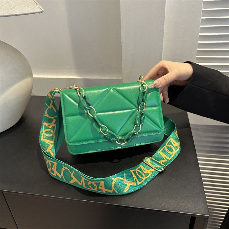 Women's Fashion Popular Chain For Texture Niche Shoulder Bags