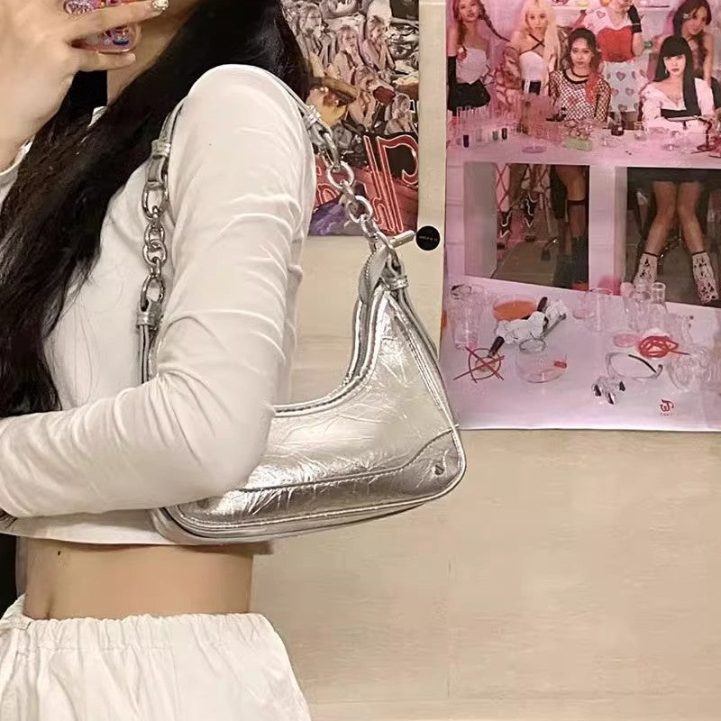 Women's Sweet Cool Hot Underarm Chain High-grade Crossbody Bags