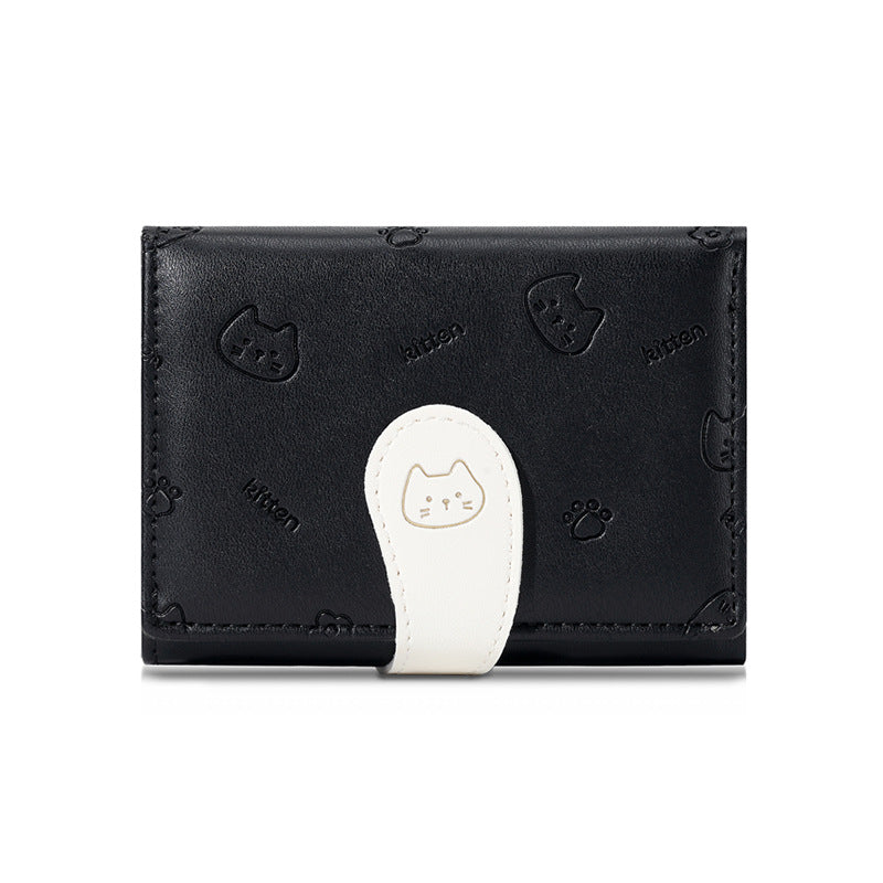 Cat Tail Cute High Fashion Short Card Holder