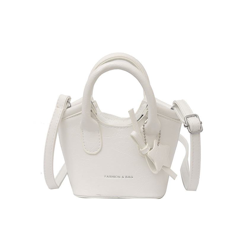 Women's Korean Fashion Large Capacity Vegetable Basket Crossbody Bags
