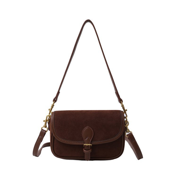 Women's High-grade Retro One Saddle Temperament Wild Tofu Crossbody Bags