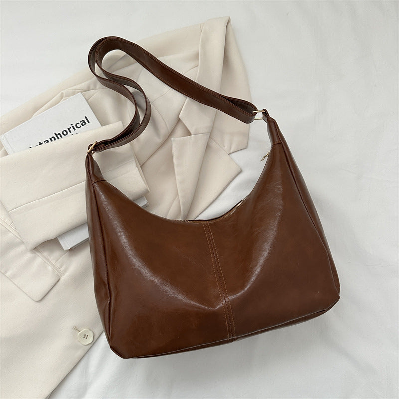 Women's Minority Simple Underarm Large Capacity Fashion Tote Bags