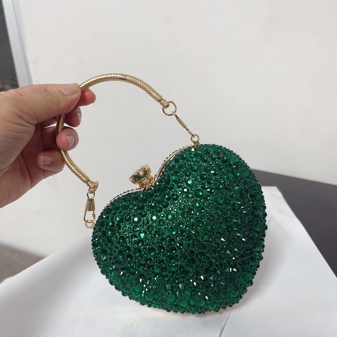 Women's Shape With Diamond Acrylic Dinner Elegant Crossbody Bags