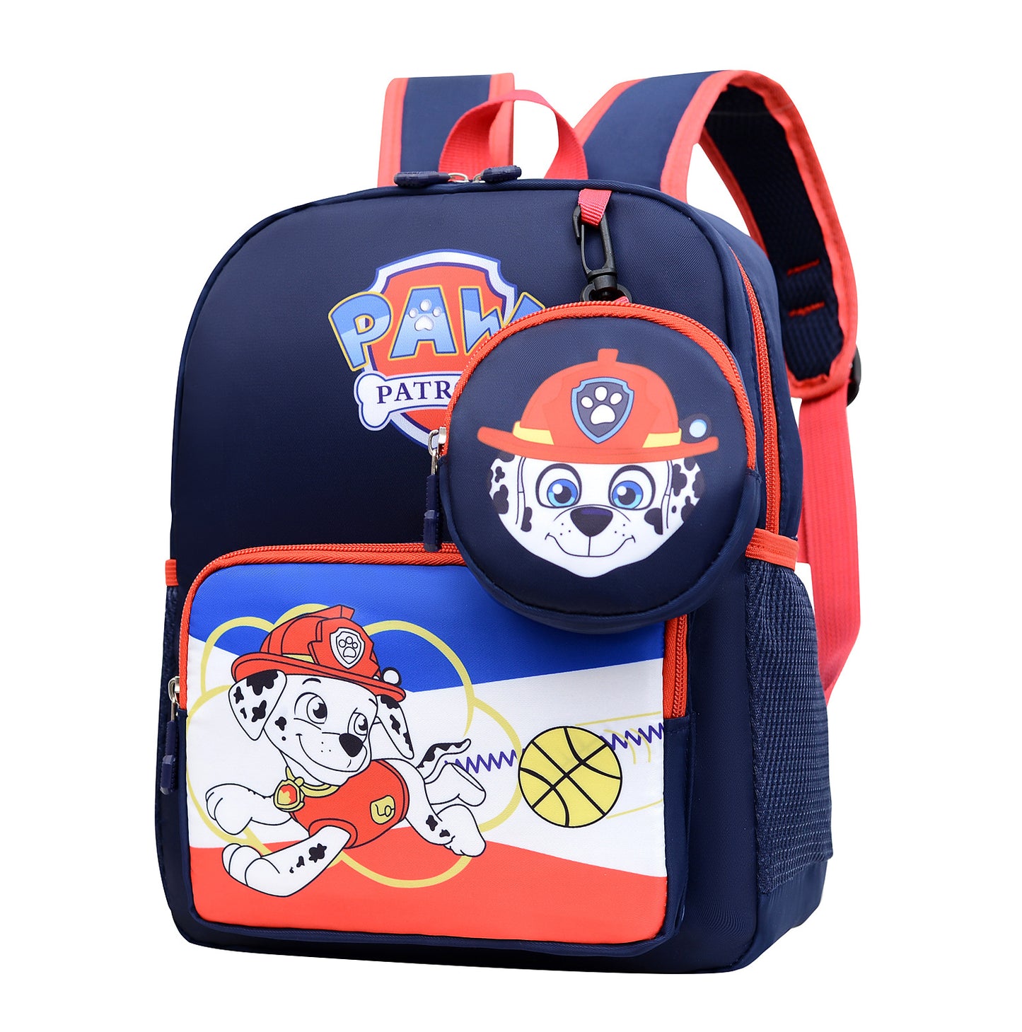 Patrol Cartoon Printing Boys Burden Reduction Large Kindergarten School Bags