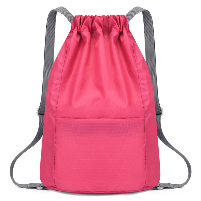 Women's & Men's & Fixed Drawstring Pocket Waterproof Lightweight Backpacks