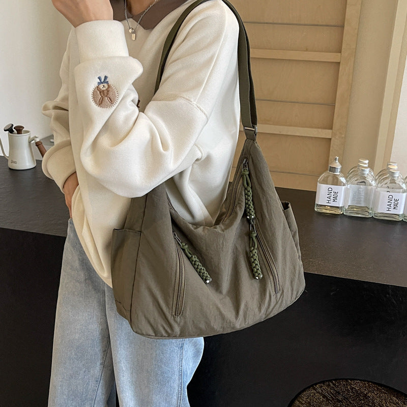 Nylon Cloth Female Class Large Capacity Crossbody Bags