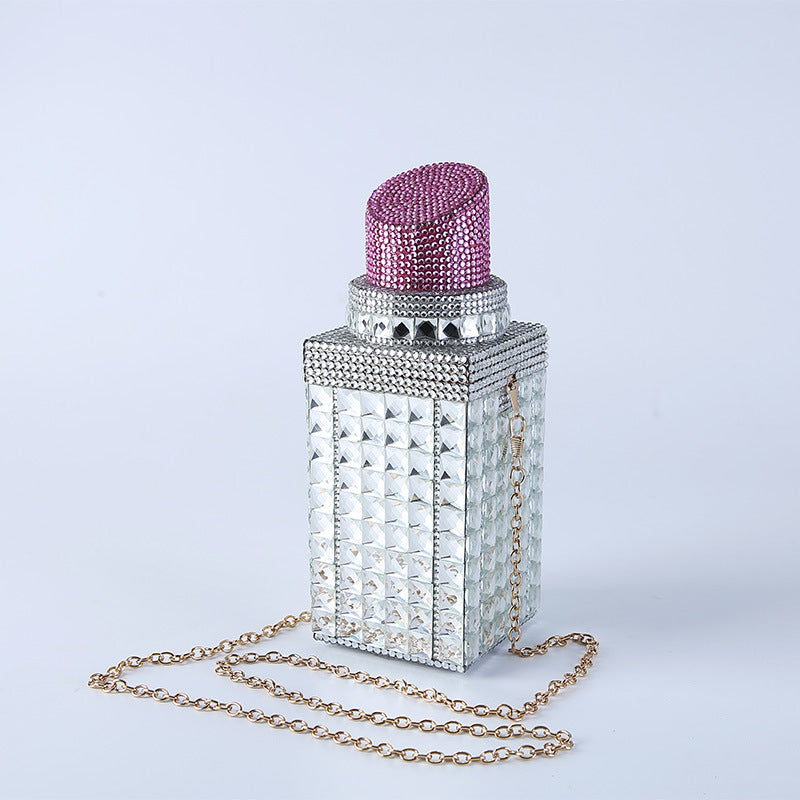 Diamond Fashion Dinner Makeup Storage Chain Evening Bags