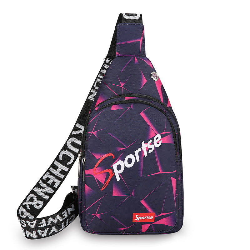 Men's Fashion Waterproof Nylon Cloth Retail Men's Chest Bags