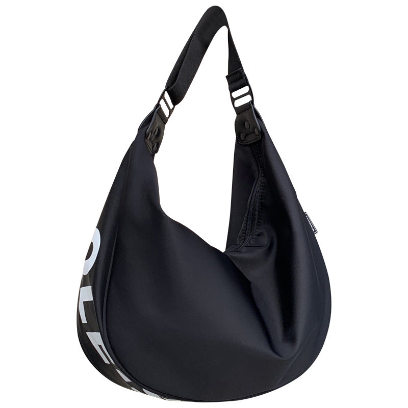 Women's Fashionable Style Simple Letter Large Capacity Crossbody Bags