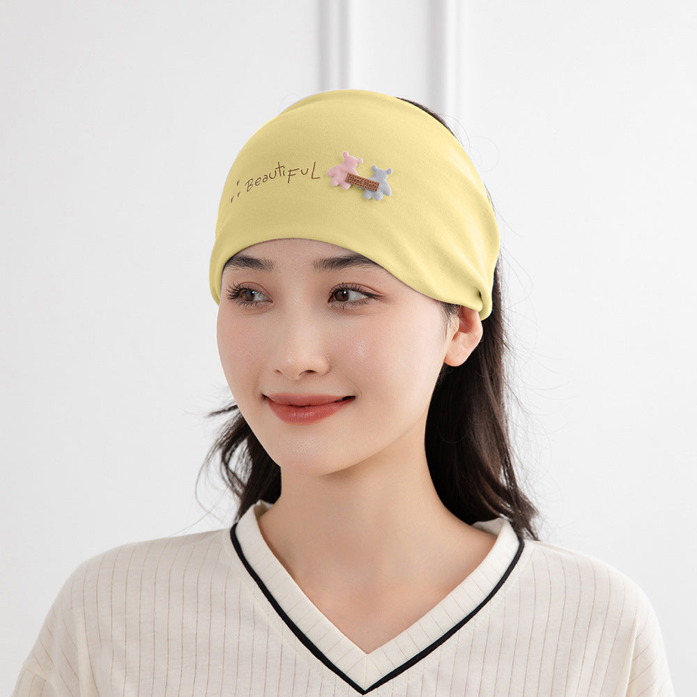 Confinement Cap Printed Hat Headscarf Cotton Bags