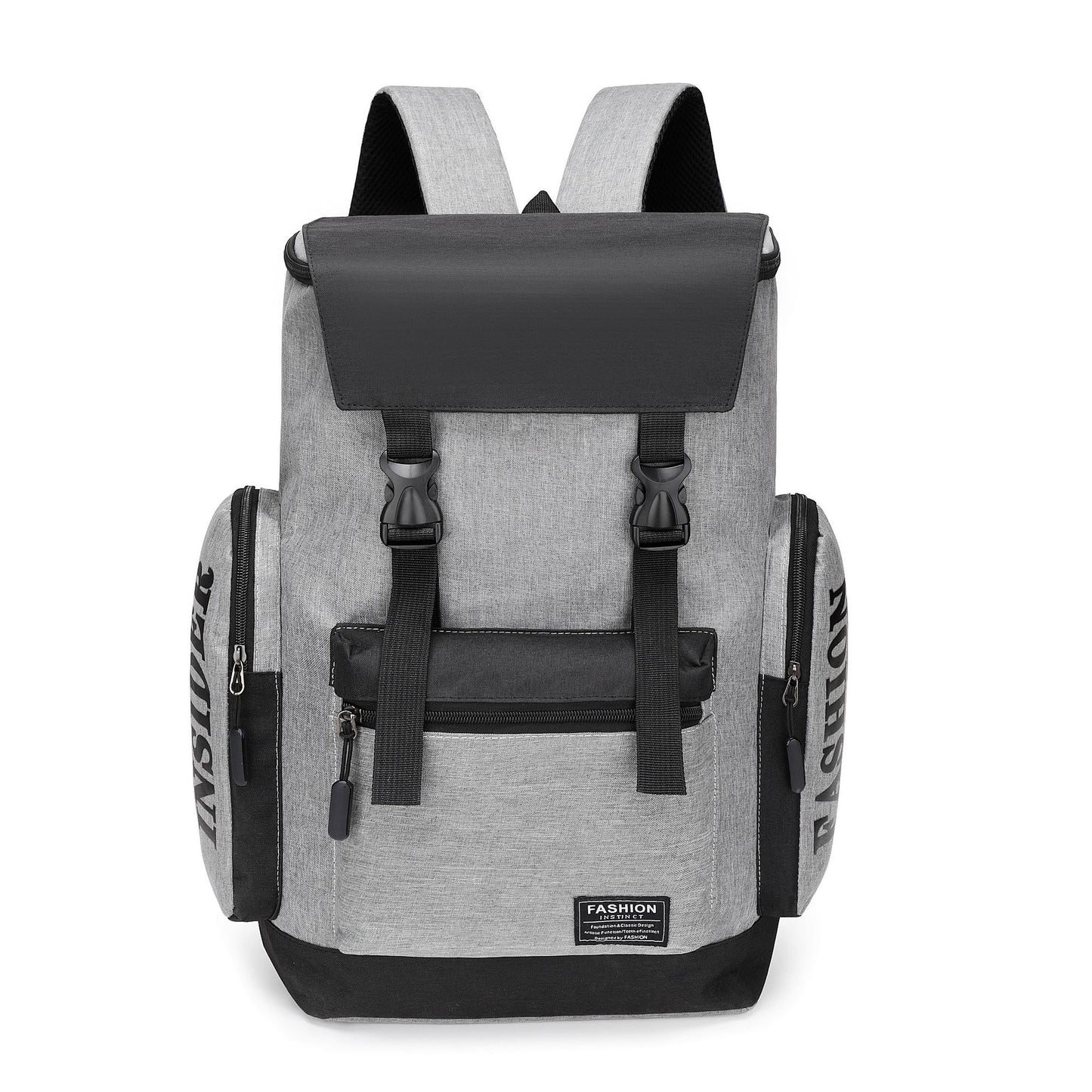 Men's Fashion Trendy Cool Flip Personalized Letter Backpacks