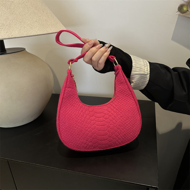Women's Underarm Spring Fashion Portable Moon Minority Bags