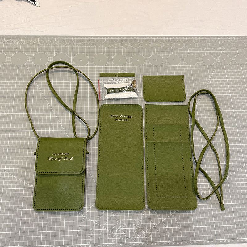 Mobile Hand Sewing Handmade Woven Material Phone Bags