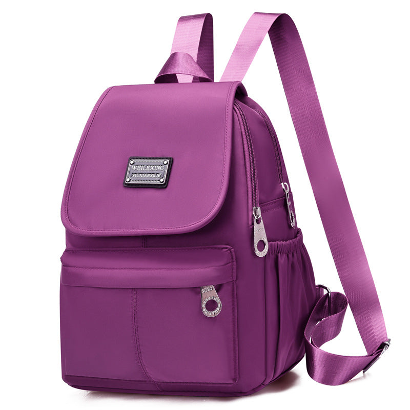 Women's Simple Stylish Lightweight Waterproof Large Capacity Backpacks