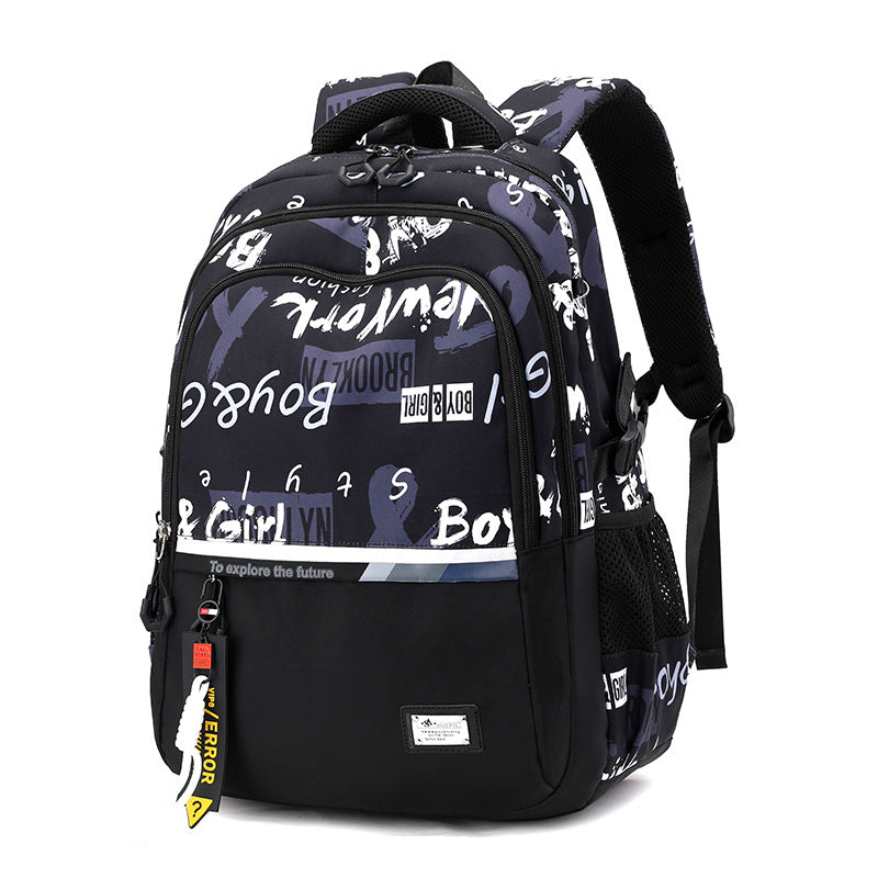 Men's College Boys Large Capacity Niche Leisure Backpacks