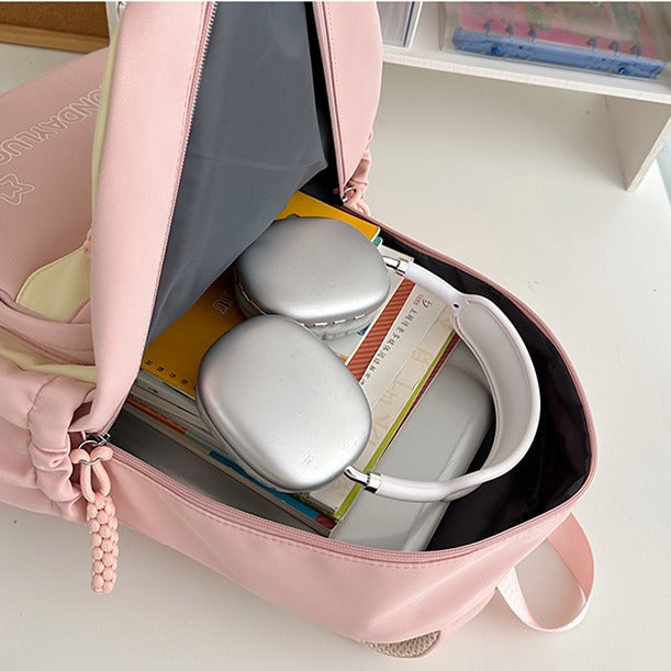 Style Simple Contrast Color Primary Secondary Backpacks