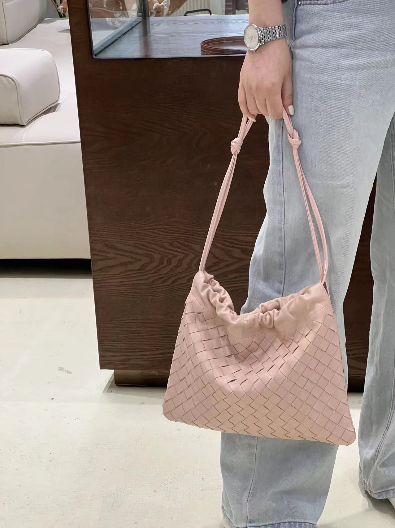 Women's Handmade Woven Fashionable Versatile Large Capacity Crossbody Bags
