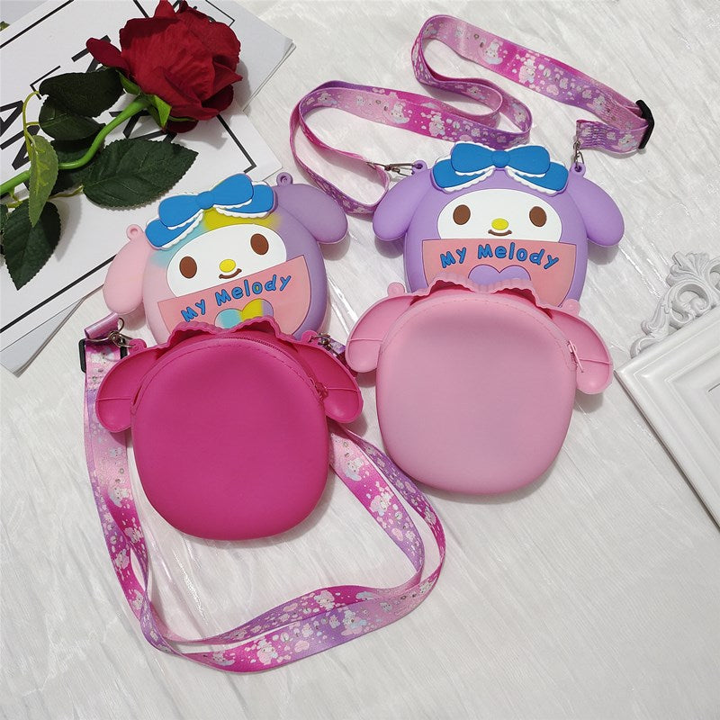 Children's Melody Round Cartoon Cute Silicone Children's Coin Purse