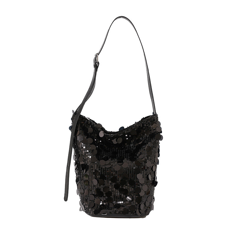 Women's Popular Sequined Design Versatile Chain Bags