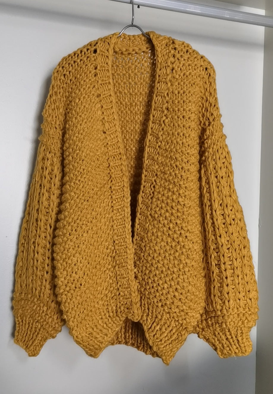 Women's Handmade Woven Lantern Sleeve For Sweaters