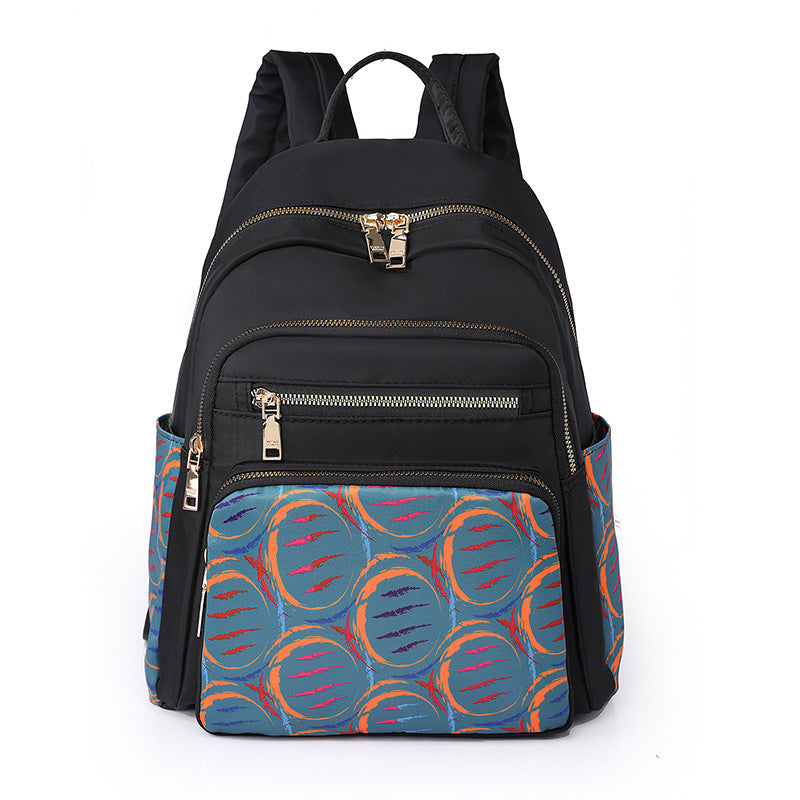 Women's Fashionable Waterproof Nylon Cloth Multifunctional Trendy Backpacks