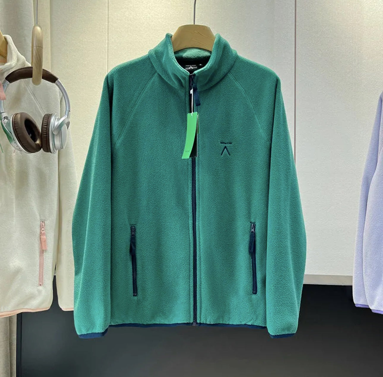 Women's Dopamine Stand Collar Fleece Zipper Polar Sweaters