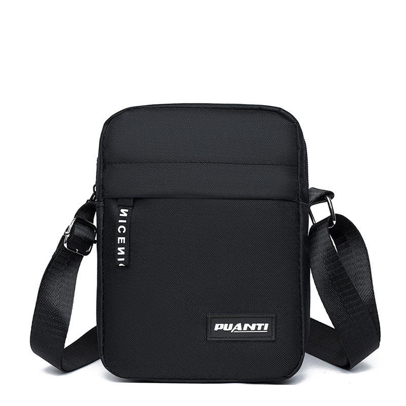 Men's Nylon Oxford Cloth Horizontal Vertical Waterproof Shoulder Bags