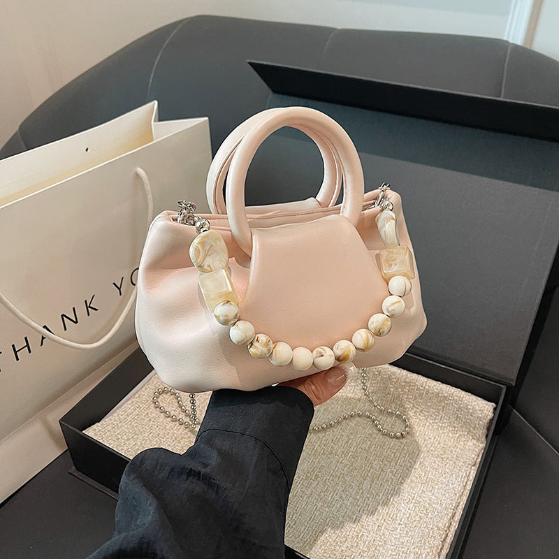 Women's Design Summer Fashion Pleated Cloud Shoulder Bags