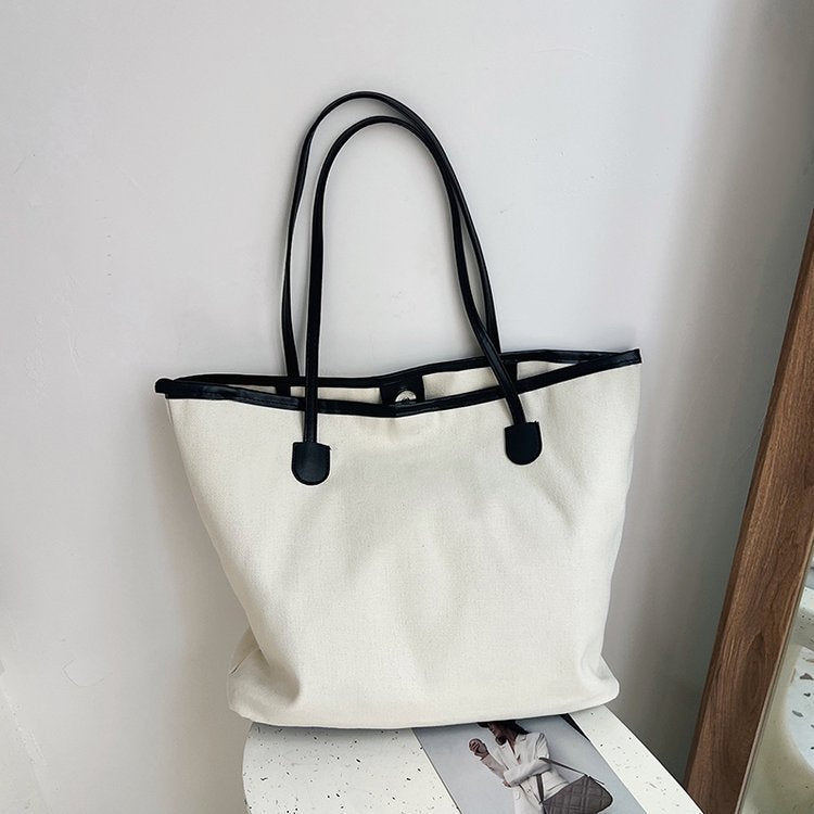 Women's Stylish Personalized Nylon Canvas Large Capacity Shoulder Bags
