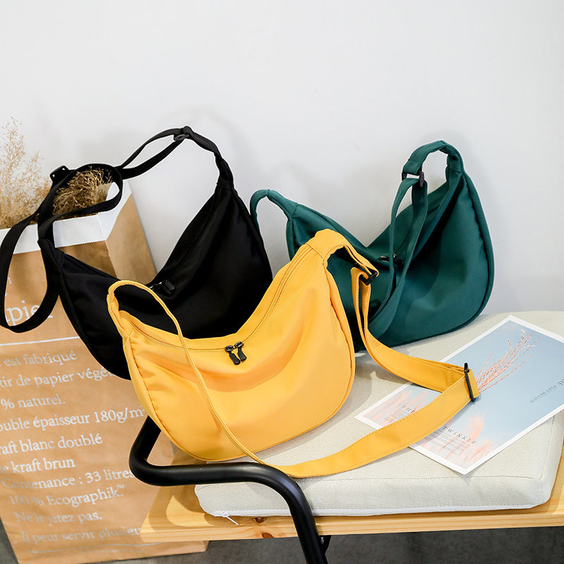 Women's Korean Style Simple Nylon Cloth Fashion Bags