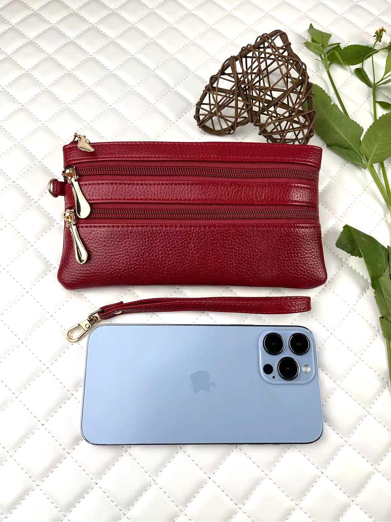 Women's Large Capacity Mobile Clutch Soft Long Phone Bags