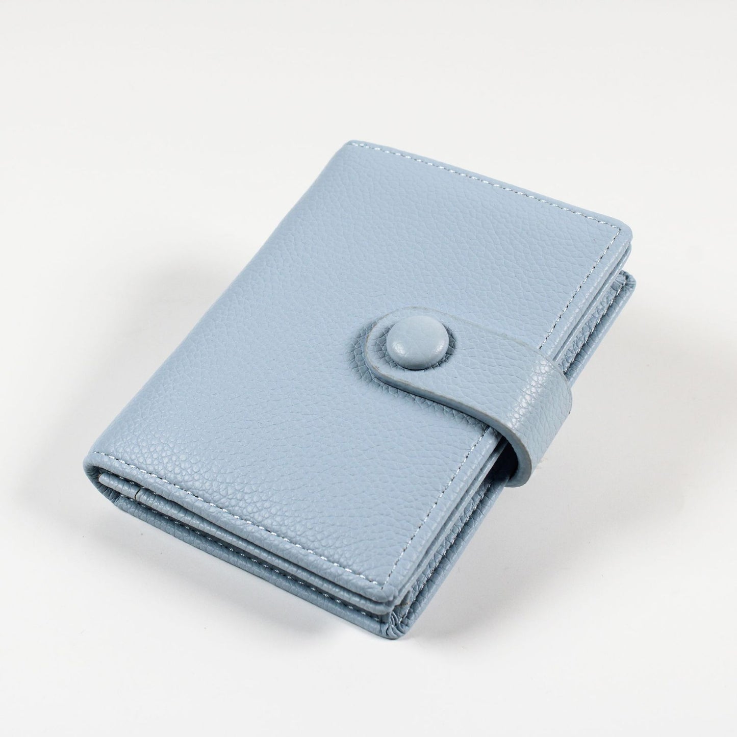 Men's Leather Mini Clamp Female Sleeve Multiple Card Holder