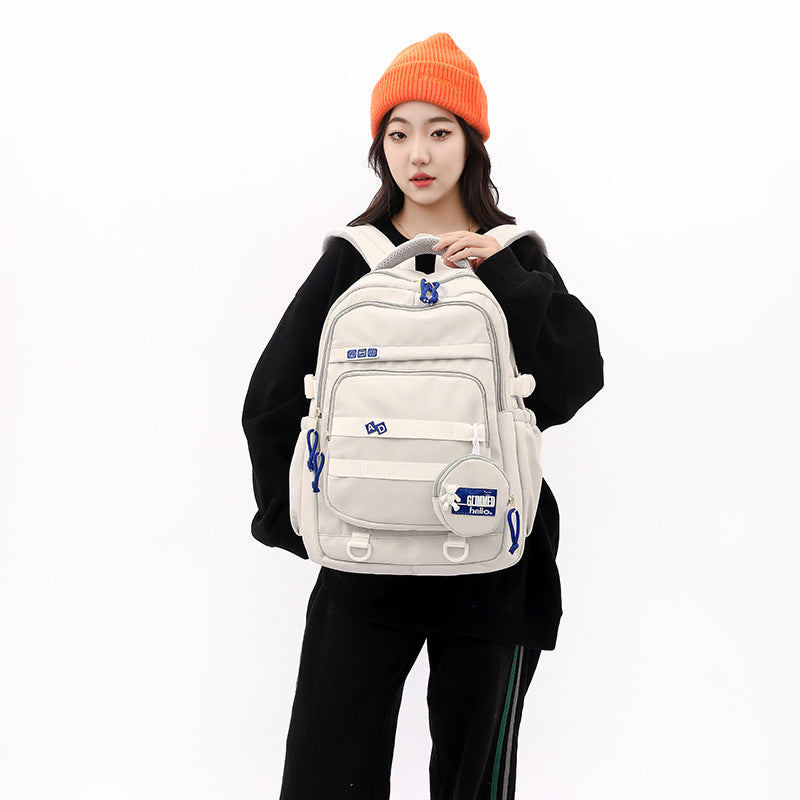 Nylon Boys Artistic Burden Alleviation Large Backpacks