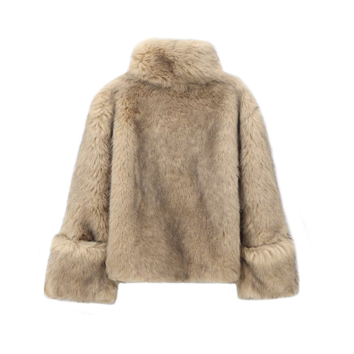 Women's Street Fashion Faux Fur Effect Jackets