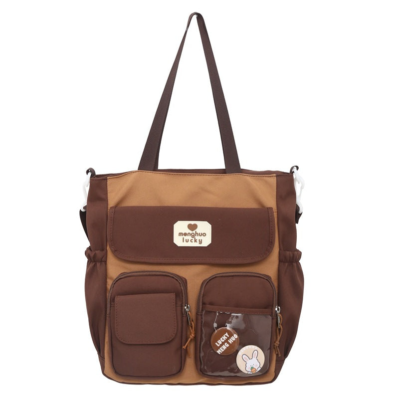 Korean Simple Junior High Computer Female Middle School Students' Schoolbags