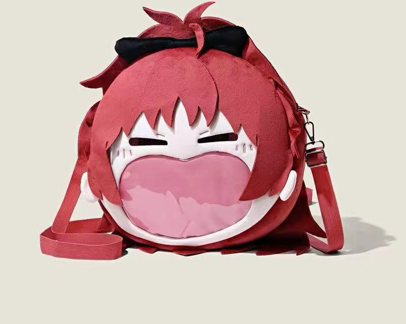 Future Cartoon Trendy Plush Big Mouth Backpacks
