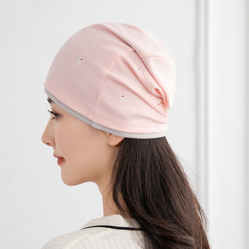 Confinement Cap Printed Hat Headscarf Cotton Bags