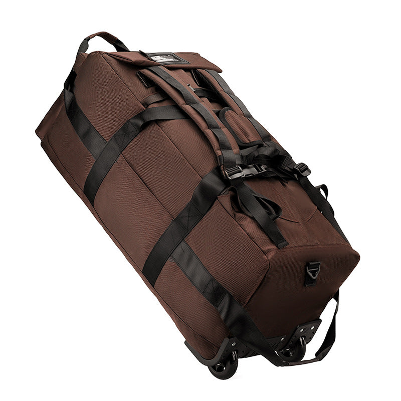 Capacity Portable With Wheels Folding Camping Travel Bags