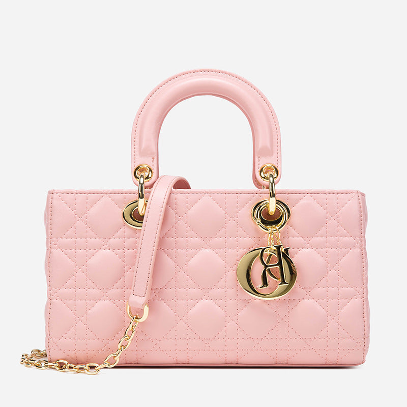 Graceful Serpentine Diana High-grade Fashion Pink Handbags