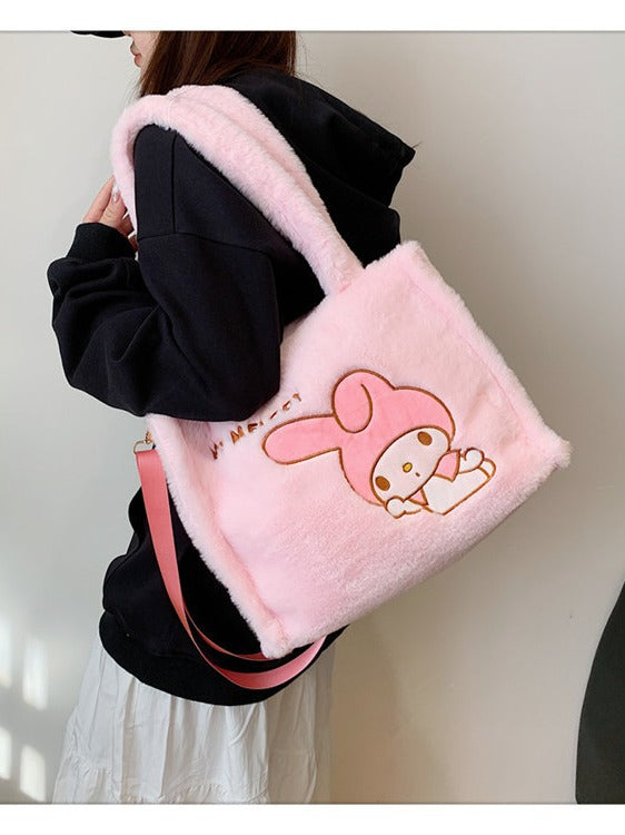 Women's Rabbit Plush For Make-up Cute Birthday Crossbody Bags