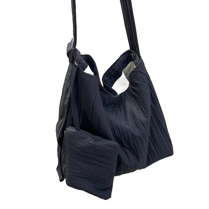 Underarm Large Capacity Simple Artistic Canvas Shoulder Bags