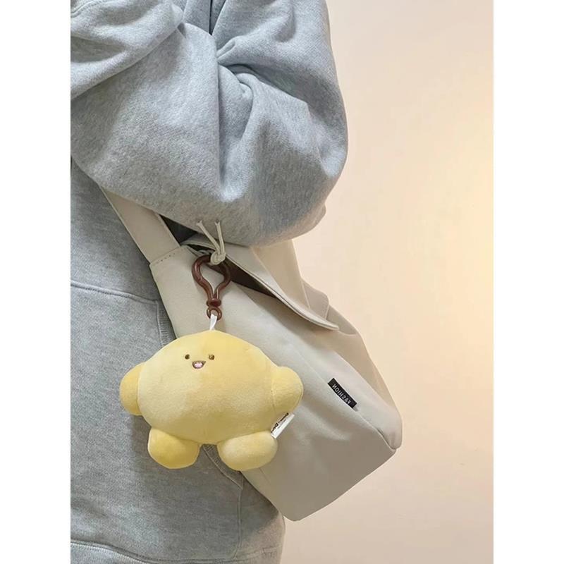 Style Simple Pure Color One Trendy Crossbody Bags
