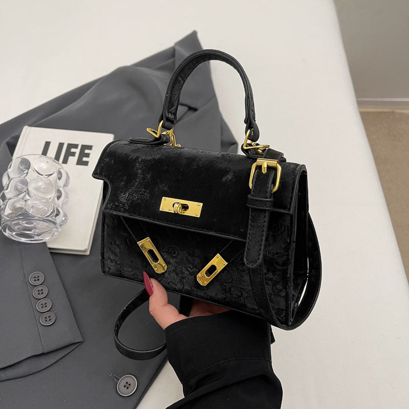Women's Popular Texture Fashion Design Portable Kelly Crossbody Bags