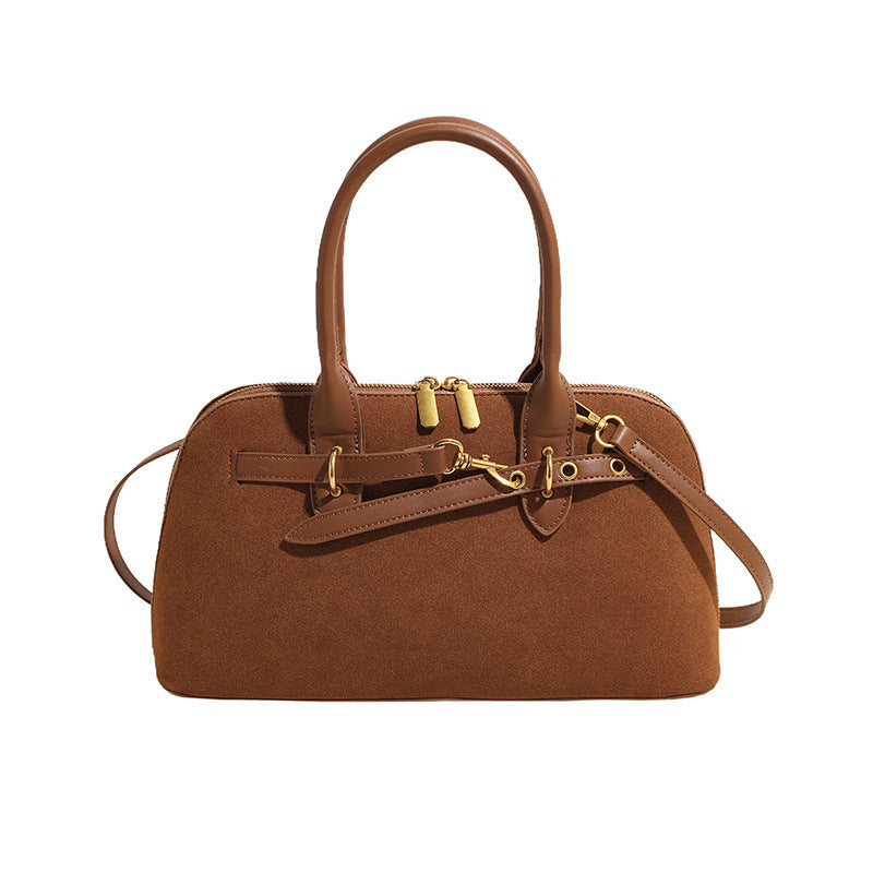 Women's Niche High-grade Hand Bowling Retro Fashion Shoulder Bags
