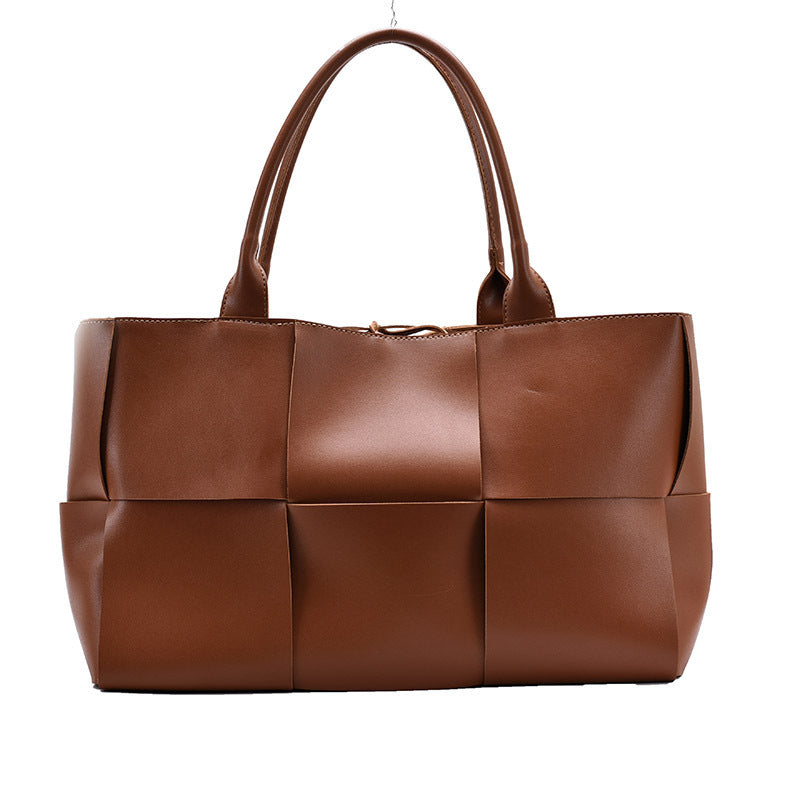 Women's Big Korean Texture Large Capacity Woven Bags